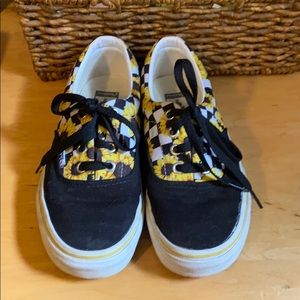 Custom made Van sunflower sneakers